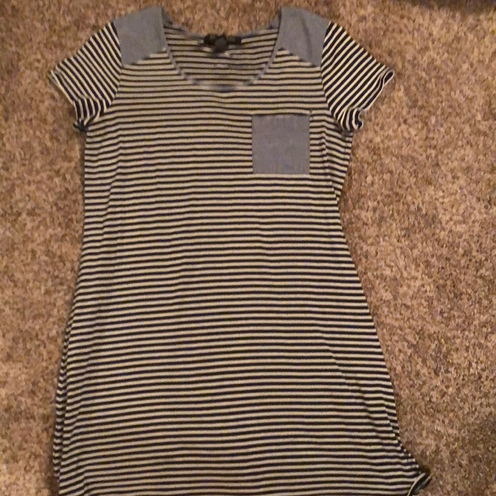 Striped t-shirt dress